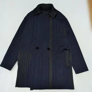 소니아 리키엘 총 패턴 니트 코트 S