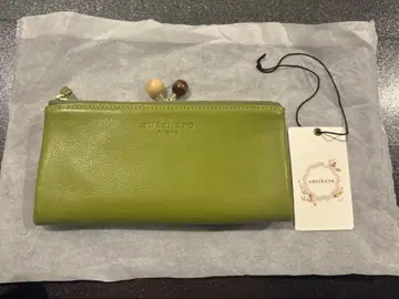 zucchero filato 즈케로필라토 장지갑 가마구치 그린