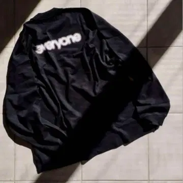 everyone 마에바시 한정판 블러 로고 롱 티셔츠 LS 티 L 사이즈