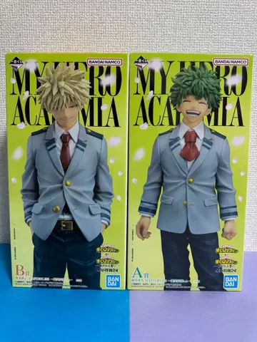 A상 미도리야 B상 바쿠고 제일복권 히로아카 이어지는 마음 피규어