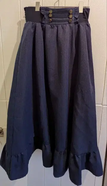 나폴레옹 모티브 밑단 프릴 스커트