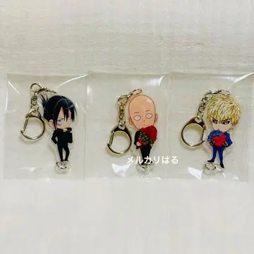 원펀맨 진심 수트 패러렐 학원 아크릴 키링 세트