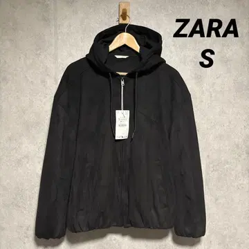 ZARA 자라 페이크 스웨이드 후드 자켓 S