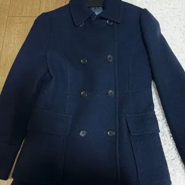 피코트 네이비 프레피 다크 코어 고딕