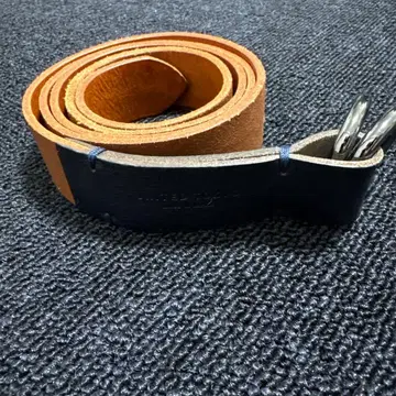 UNITED TOKYO 더블 링 가죽 벨트