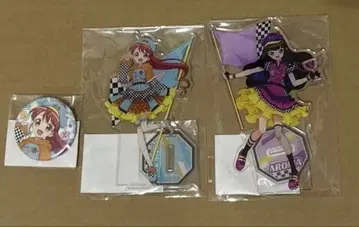 프리파라 마루쿠지 쿠로스 아로마 시라타마 미캉 아크릴 스탠드 캔뱃지