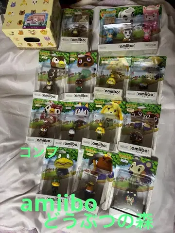 동물의 숲 amiibo 피규어 전 16종 컴플리트