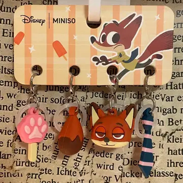 [ 홍콩 한정/정품 ] MINISO 주토피아 닉 메지루시 액세서리