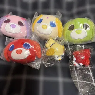 오챠이누 가챠가챠 페이스 마스코트 피규어 세트