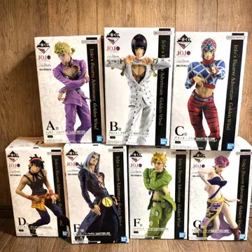 제일복권 피규어 죠죠 황금의 바람 호위팀 컴플리트 세트