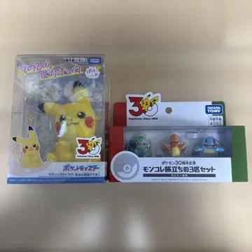 [ 새상품 ] 포켓몬 30주년 손바닥 피카츄 몽코레 칸토 지방