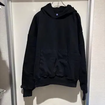 YZY 블랙 후드티 XXL