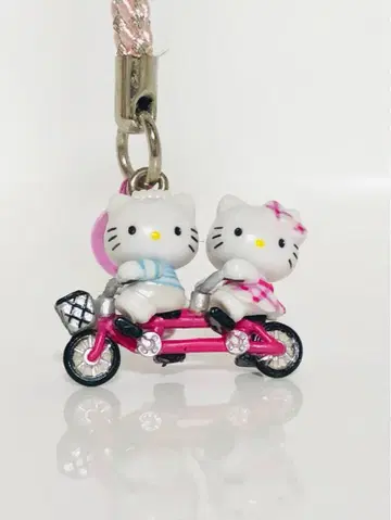 헬로키티 가루이자와 자전거 2005년 지역 한정 족자 스트랩