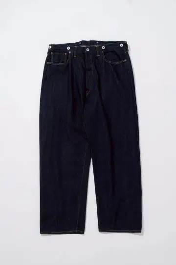 아프레쎄 No.22 워시드 와이드 데님 팬츠