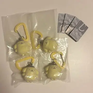 산리오 캐릭터즈 컬러풀 카라비너 마스코트 참 폼폼푸딩