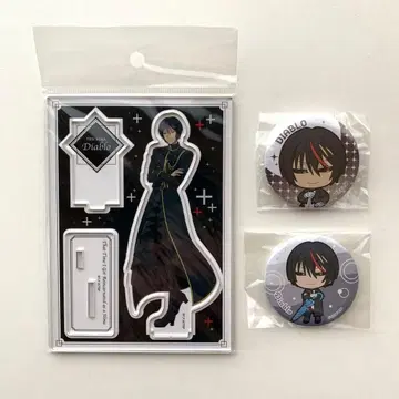 전생슬 디아블로 아크릴 스탠드 캔뱃지 돈키 한정판 가챠가챠