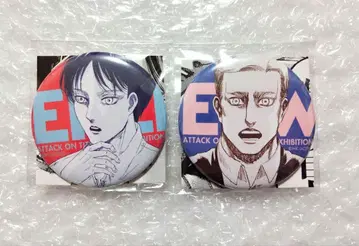 진격의 거인전 FINAL 캔뱃지 엘렌 엘빈