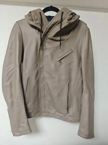 캐서린 햄넷 양가죽 후디 가죽 자켓 M 사이즈