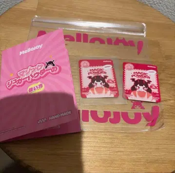 mellojoy 매직 파우더 예비 봉투 수납 가방 부속품 세트 멜로 조이