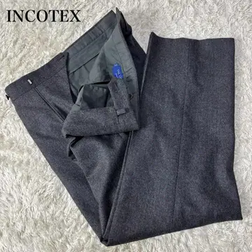 [컨디션 최상] 인코텍스 슬랙스 트라우저 울 다크 그레이 44