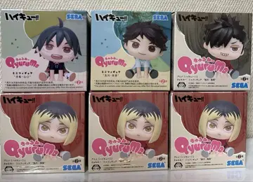 하이큐!! 큐룽하게 쳐다보는 포즈 미니 피규어 5개 세트