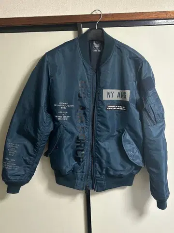 AVIREX MA-1 REFLECT STENCIL 자켓