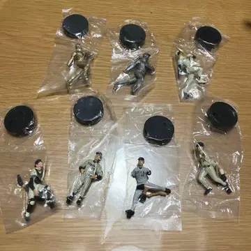 한신 타이거즈 피규어 7개 세트 바스, 호시노, 히야마, 야노 외