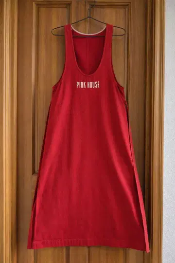 PINK HOUSE 핑크하우스 롱 오버롤 스커트