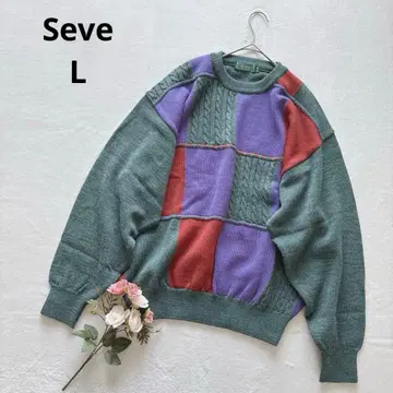 세베 발데스테로스 레나운 울 니트 스웨터 U넥 두꺼운 원단 루즈핏 L