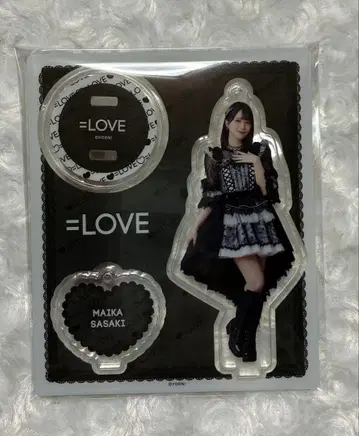 이코라부 사사키 마이카 아크릴 스탠드 블랙 의상