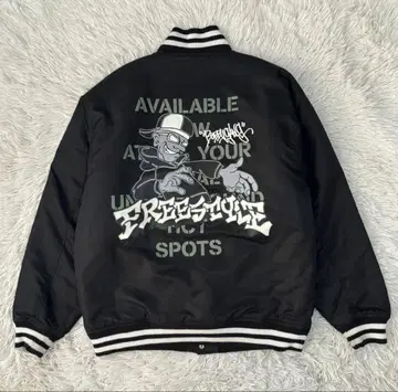 Y2K 00s BOBYGANG 나일론 바시티 자켓 와펜 archive