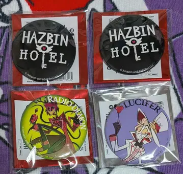 해즈빈 호텔 해즈빈 마루이 시크릿 캔뱃지 세트