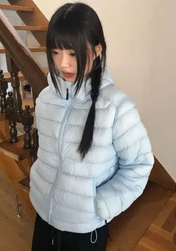 나일론 다운 nugu 스카이블루 다운 wonder wonder