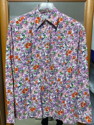 드리스 반 노튼 꽃무늬 셔츠 사이즈 48