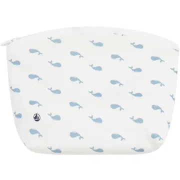 쁘띠바토 고래 패턴 파우치