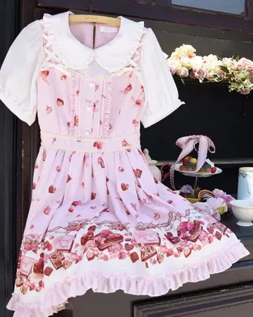 쇼콜라티에 발렌타인 원피스 LIZLISA