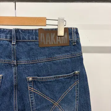 2) 아캄 2-Lined Eyelet Washed Denim Pants | 브랜드 중고거래 플랫폼