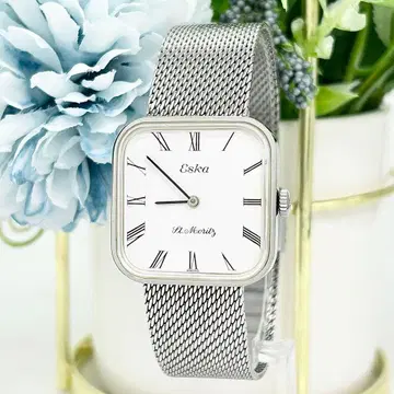 Eska 에스카 Stmoritz 생모리츠 빈티지 수동 와인딩 손목시계