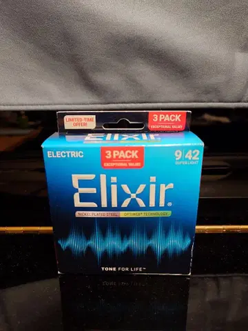 엘릭서 Elixir OPTIWEB 3PACK 기타 줄