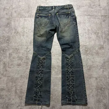 archive tornado mart flare denim pants