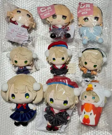 시구레 우이 봉제 인형 시구레누이 9점 세트