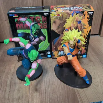 드래곤볼 피규어 피콜로 대마왕 & 손오공 슈퍼 사이어인 3