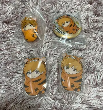 BLEACH 쿠로사키 이치고 오버롤 모듬 마스코트 아크릴 참 캔 배지