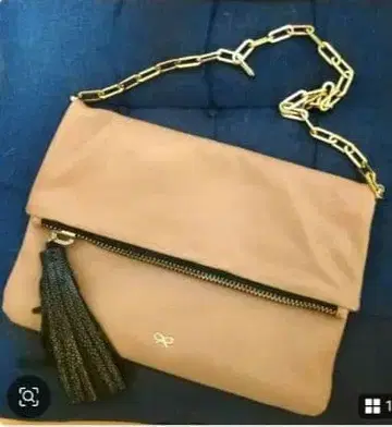 2way! 안야 힌드마치 클러치백 숄더, 베이지