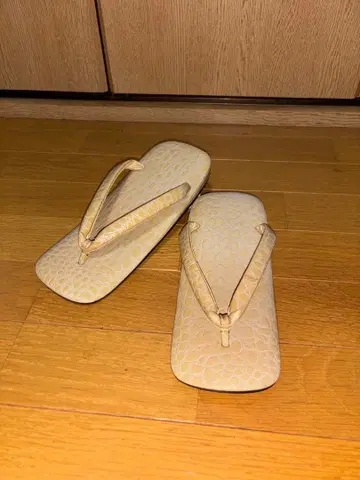 [ 박스 포함 ] 아사쿠사 기모노 시티 악어 무늬 에나멜 셋타