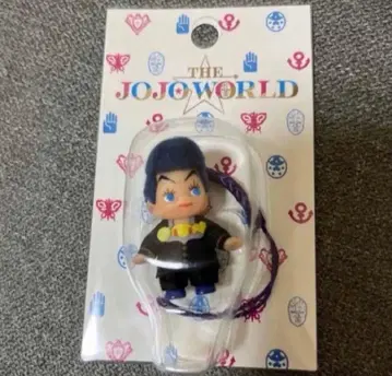 새상품 THE JOJO WORLD 큐피 콜라보 스트랩 히가시카타 죠스케