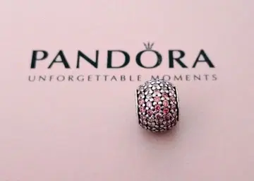 PANDORA 판도라 참 핑크 반짝반짝 론델