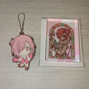 지박소년 하나코 군 미츠바 미니 아크릴 블록 러버 키링