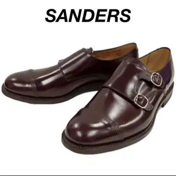 새상품 SANDERS 썬더스 밀리터리 버건디 더블 몽크 스트랩 7