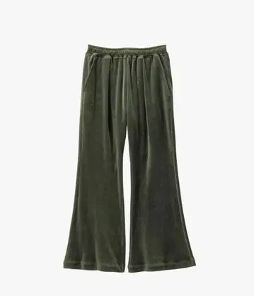 새상품 Graphpaper 컴팩트 벨루어 플레어 팬츠